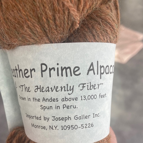 HEATHER PRIME ALPACA Yarn - WARM Brown - Picture 2 of 8